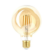 Лампа филаментная F-LED G95-7W-824-E27 7Вт шар золотая 2400К тепл. бел. E27 Эра Б0047662 RS