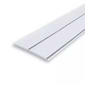 Панель потолочная двухсекционная 250мм 3,0м "Идеал Ламини" Белый Глянцевый с серебром / 001-01
