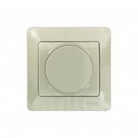 Светорегулятор (диммер) СП Glossa 300Вт Glossa поворот. в сборе беж. SchE GSL000234 RS