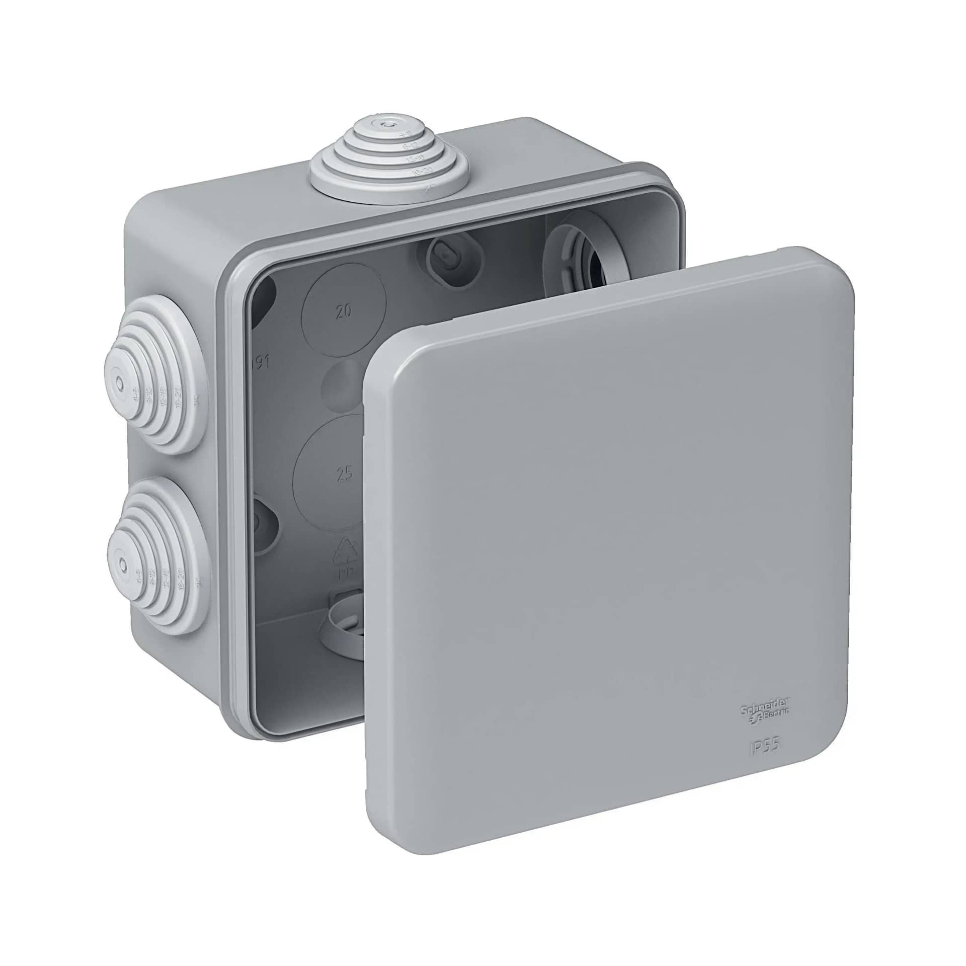 Коробка разветвительная о/у серая IP55 70х70х40 Systeme Electric