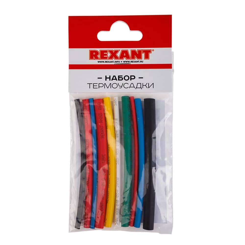 Набор термоусадочных трубок ТУТ №1 (авто) Rexant