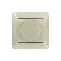 Светорегулятор (диммер) СП Glossa 300Вт Glossa поворот. в сборе беж. SchE GSL000234 RS