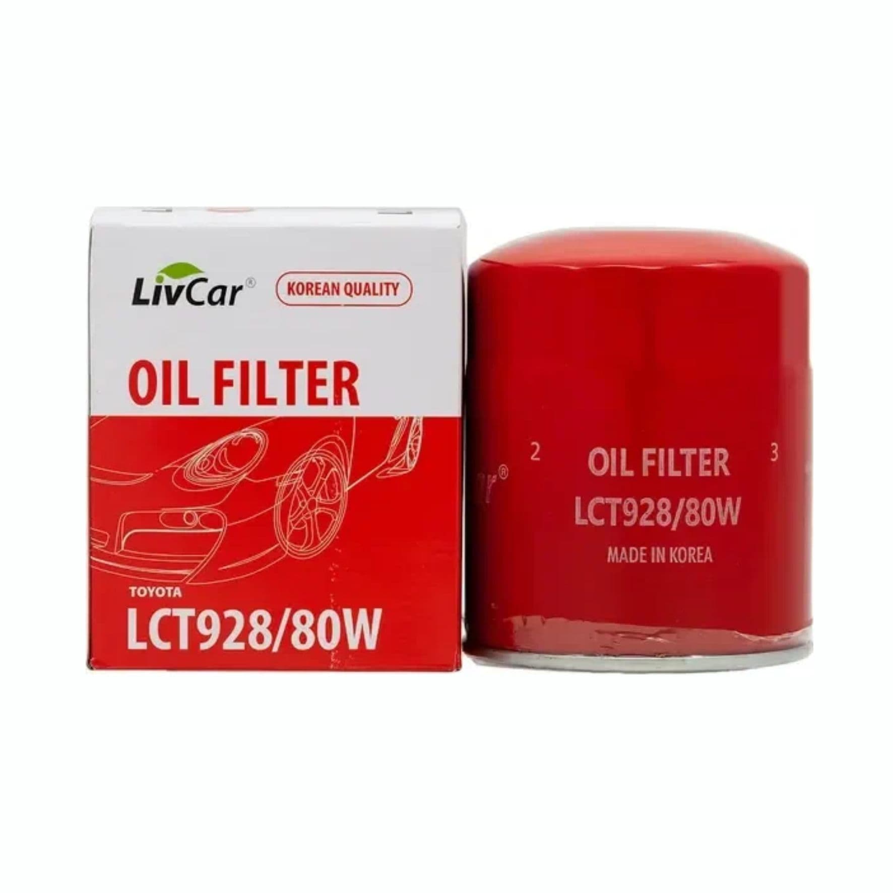 Фильтр масляный (C-115) LIVCAR Oil Filter, (арт.LCT928/80W)
