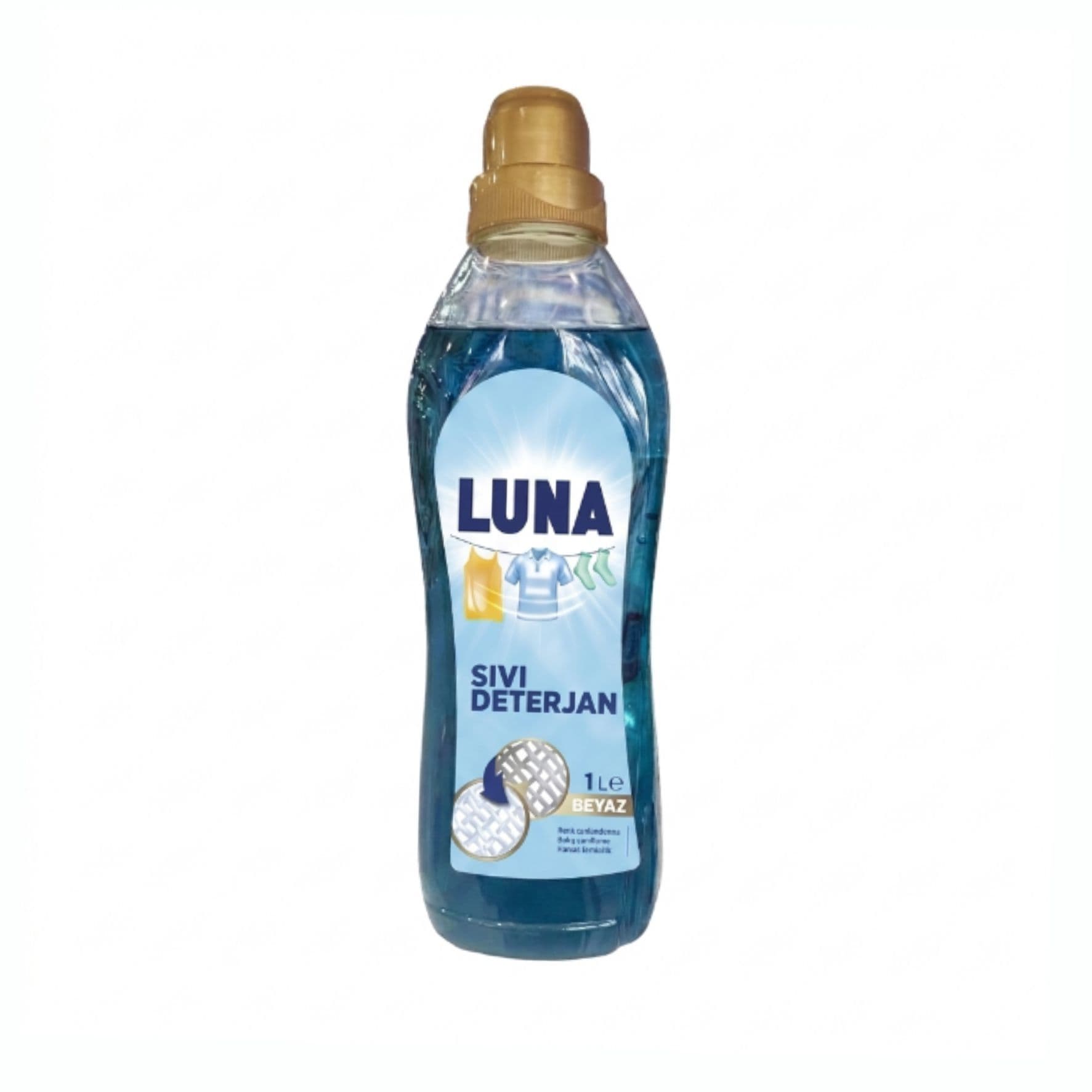 Гель для стирки Luna для белого 1л 0028