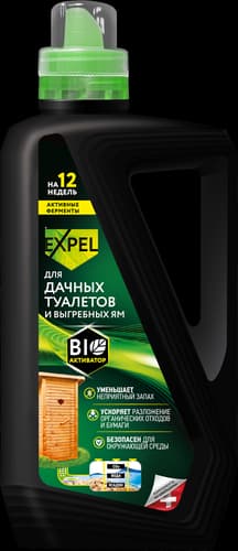 Жидкий биоактиватор Expel для дачных туалетов 750г