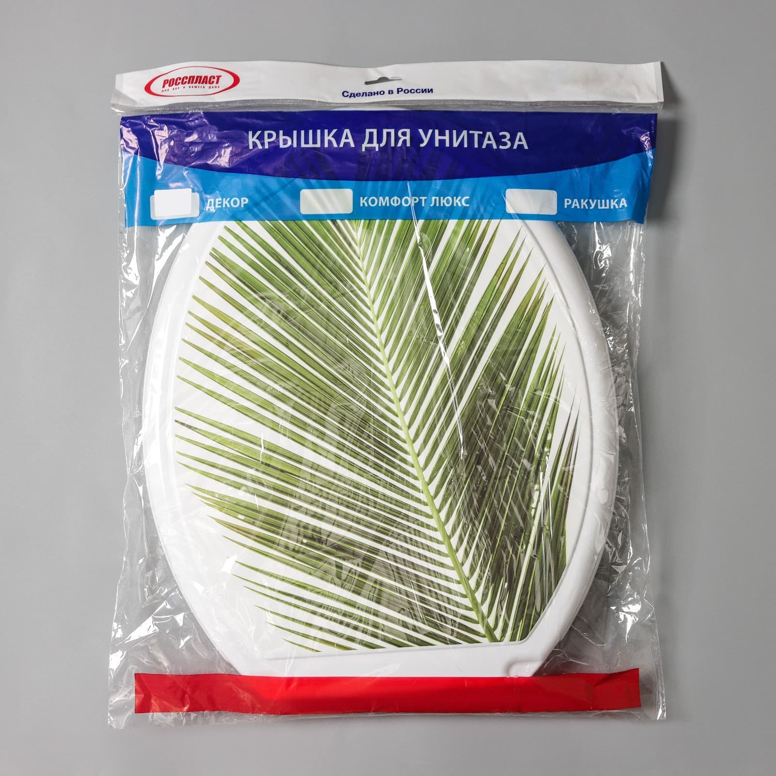 Крышка унитаза "Декор" "Пальма" 1/10