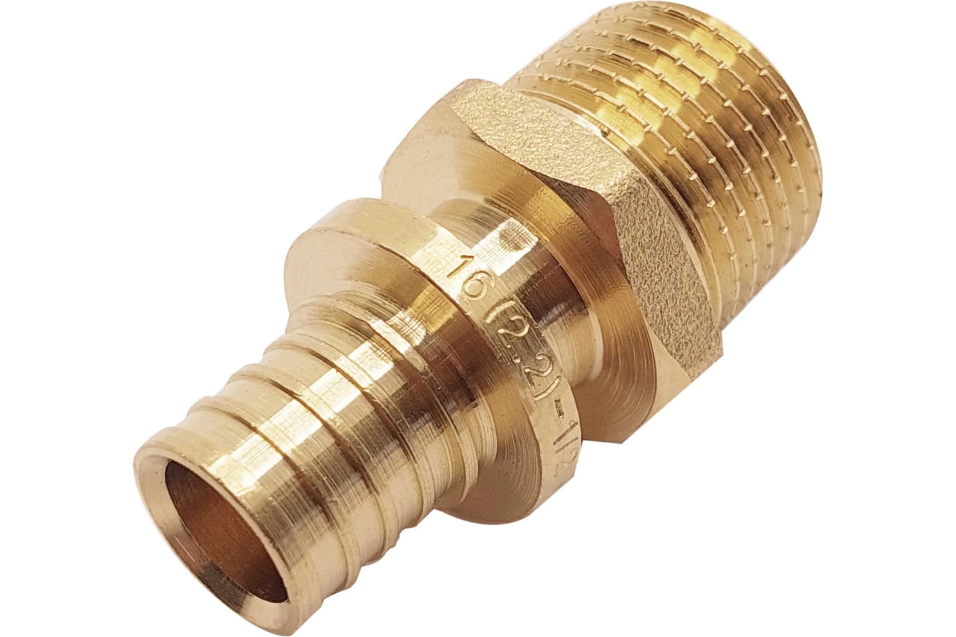 Переходник прямой НР D16х1/2" BRASSCO