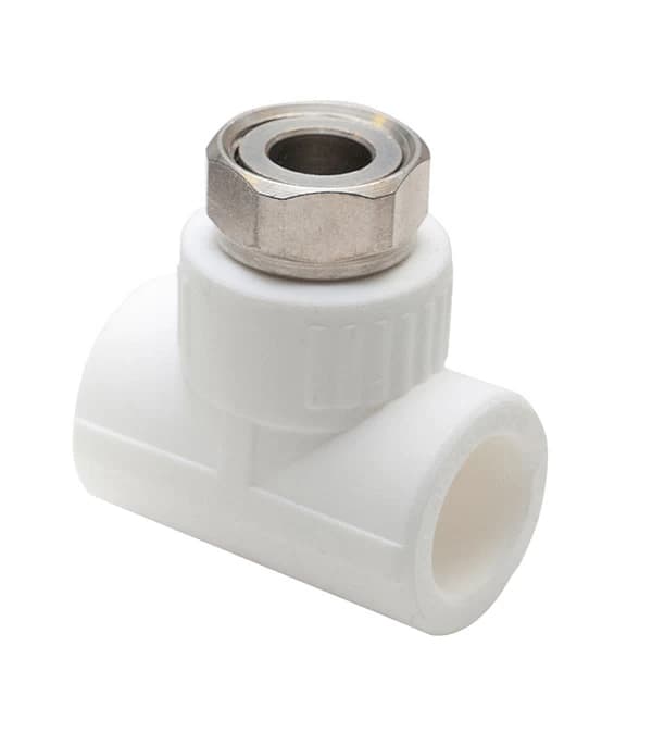 Тройник ПП с накидной гайкой D20-3/4"-25