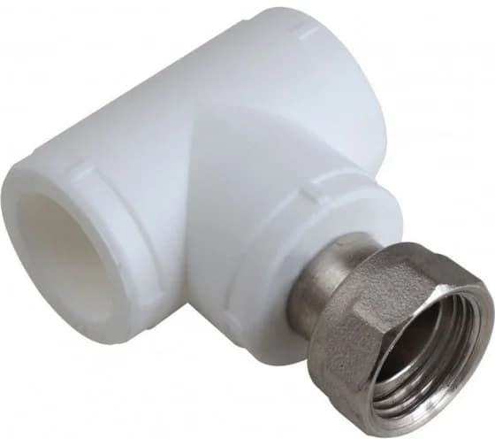 Тройник ПП с накидной гайкой D20-3/4"-32