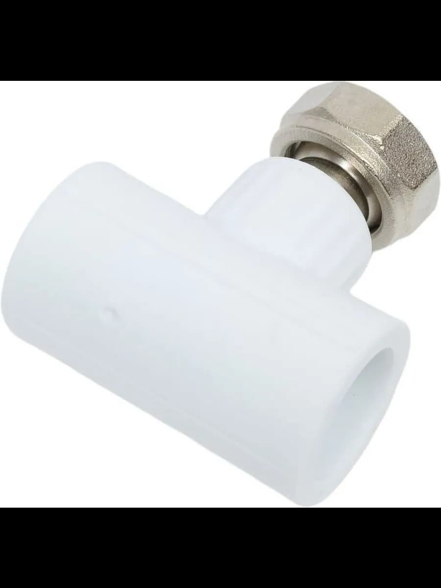 Тройник ПП с накидной гайкой D25-3/4"-25