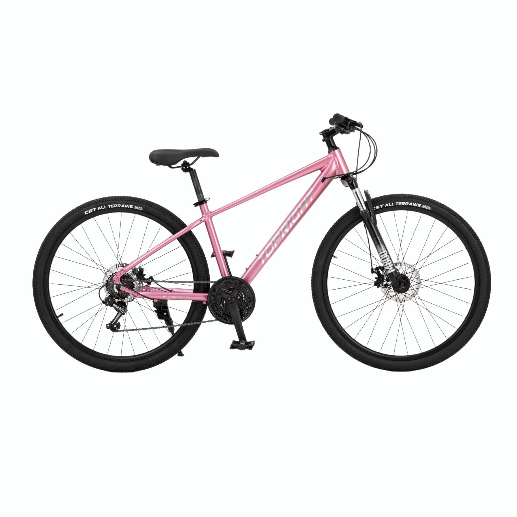 Велосипед 26" M800 для подростков и взрослых, розовый, нагр. 100 кг, 21 скорость, рама 13.8"