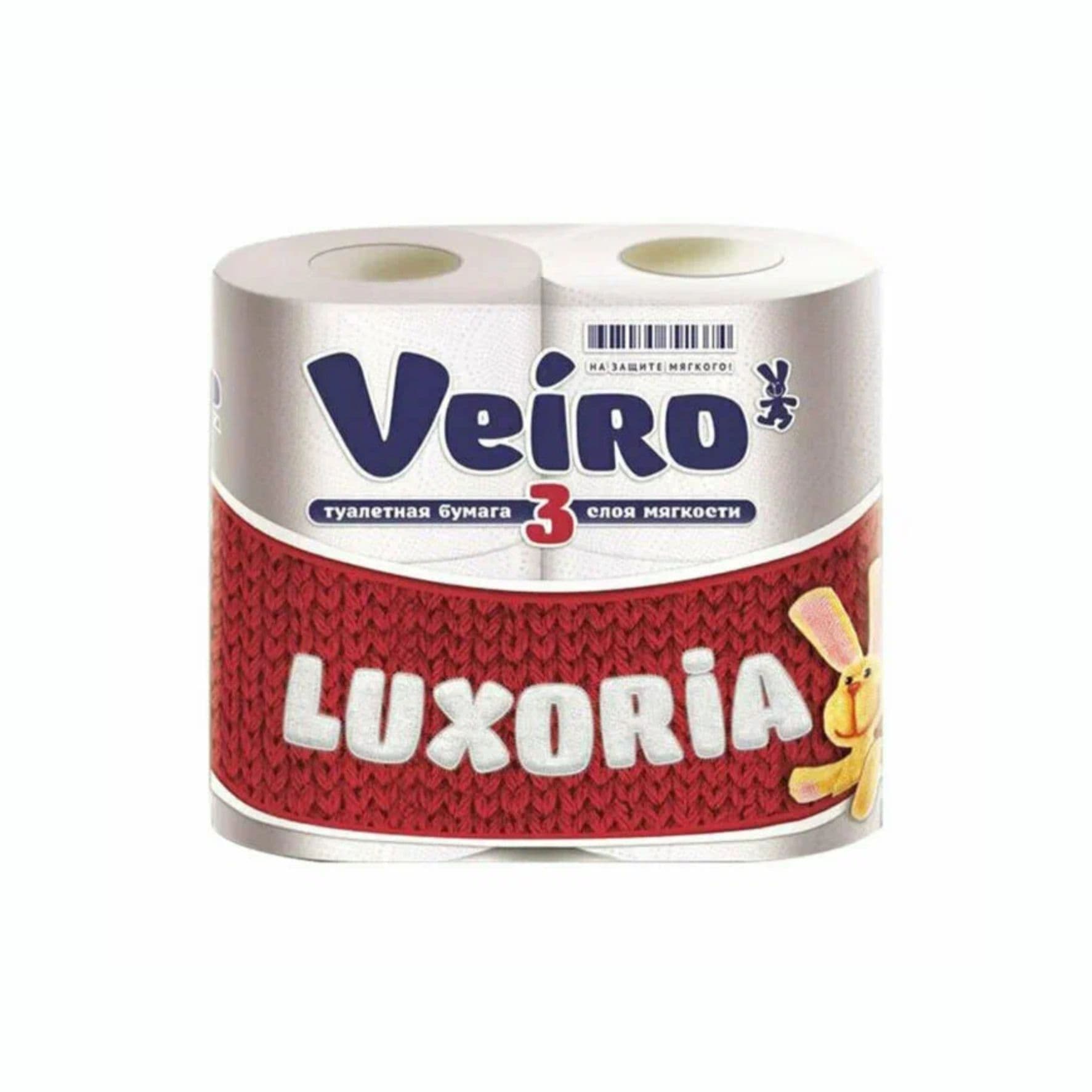 Бумага туалетная Veiro Luxoria 3-сл (4 рул.)