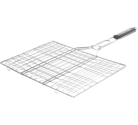 Решетка-гриль 6 секций 35х25х1,5 см Ecos RD-104C общая длина 60 см хром арт.999607
