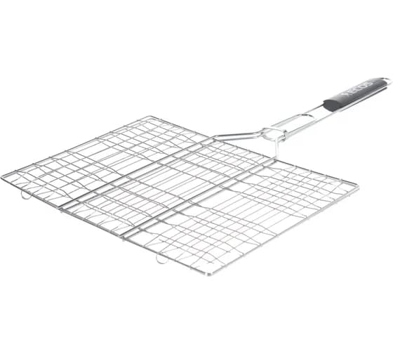 Решетка-гриль 6 секций 35х25х1,5 см Ecos RD-104C общая длина 60 см хром арт.999607