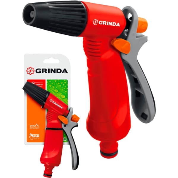Пистолет поливочный GRINDA P-R пластиковый плавная регулировка, курок сзади 8-427361_z02