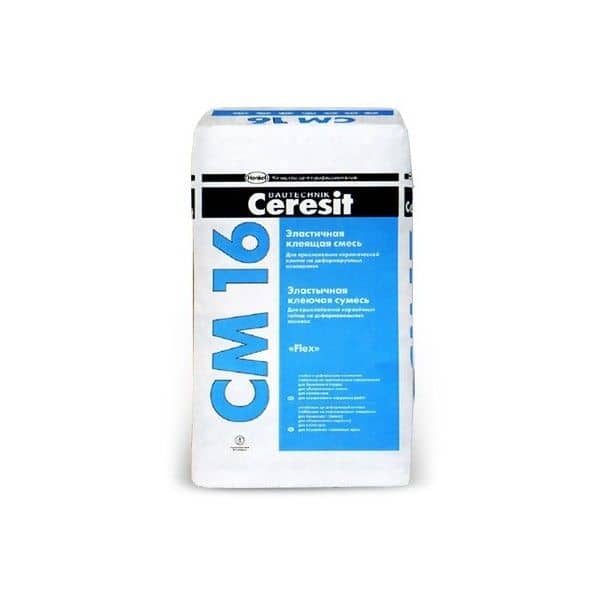 Клей цементный Ceresit СМ-16 для плитки 25кг/48