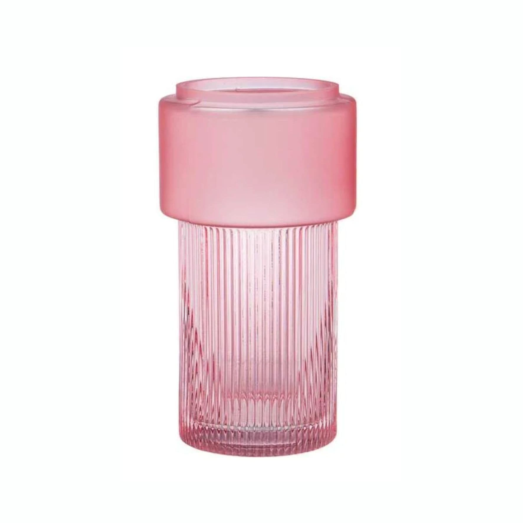 ВАЗА "JADE" PINK ДИАМЕТР 10СМ ВЫСОТА 20СМ