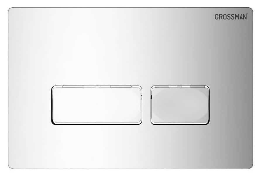 Клавиша смыва Grossman Pragma 700.K31.03.100.100 хром глянцевый для 4455SQ
