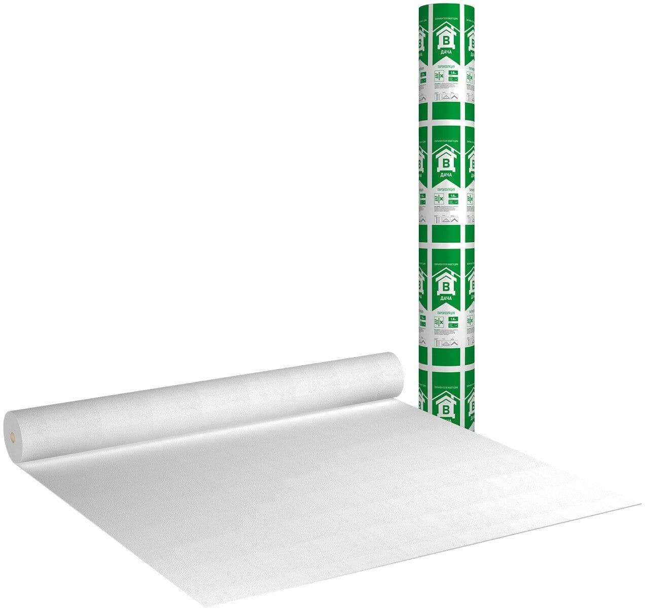 ТЕХНОНИКОЛЬ Пленка пароизоляционная ДАЧА В, 1,6x37 м, 60 м2