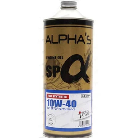 Масло моторное 10W-40, 1 л (синтетика) Alphas SP/CF (бенз/диз)
