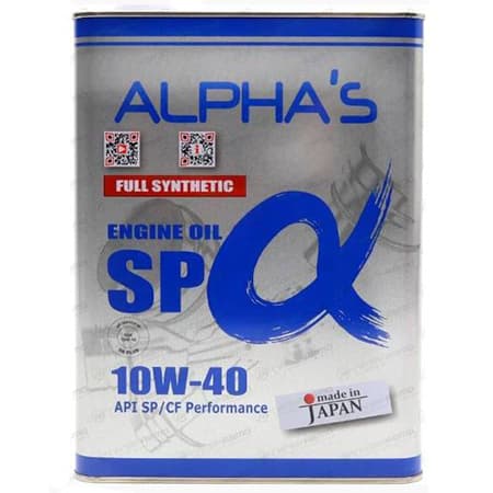 Масло моторное 10W-40, 4 л (синтетика) Alphas SP/CF (бенз/диз)