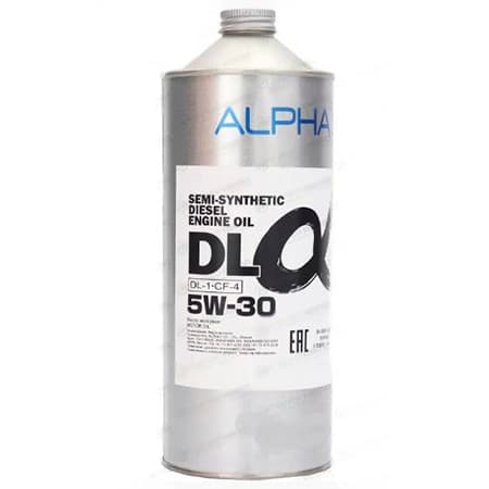 Масло моторное 5W-30, 1 л (п/синт) Alphas DL-1/CF-4 (дизель)