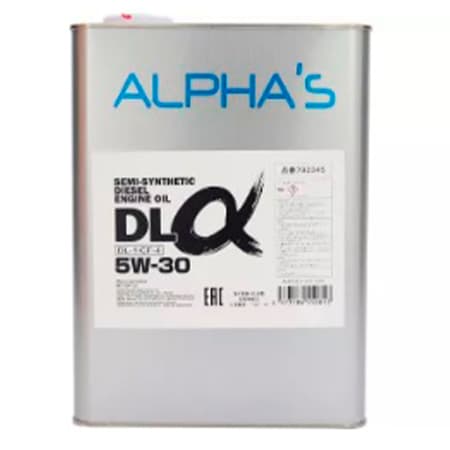 Масло моторное 5W-30, 4 л (п/синт) Alphas DL-1/CF-4 (дизель)