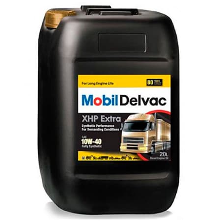 Масло моторное 10W-40, 20 л (синтетика) Mobil Delvac XHP Extra (дизель)