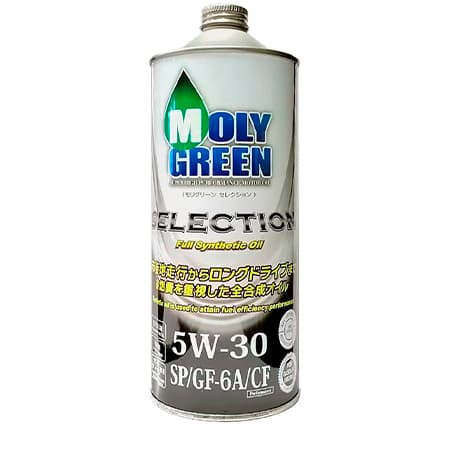 Масло моторное 5W-30, 1л (синтетика), MolyGreen Selection SP/GF-6A/CF (бензин)