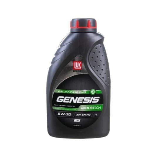 Масло моторное 5W-30, 1 л (синтетика), Лукойл Genesis Armortech JP (бенз/дизель) SP, SP-RC, SN-RC