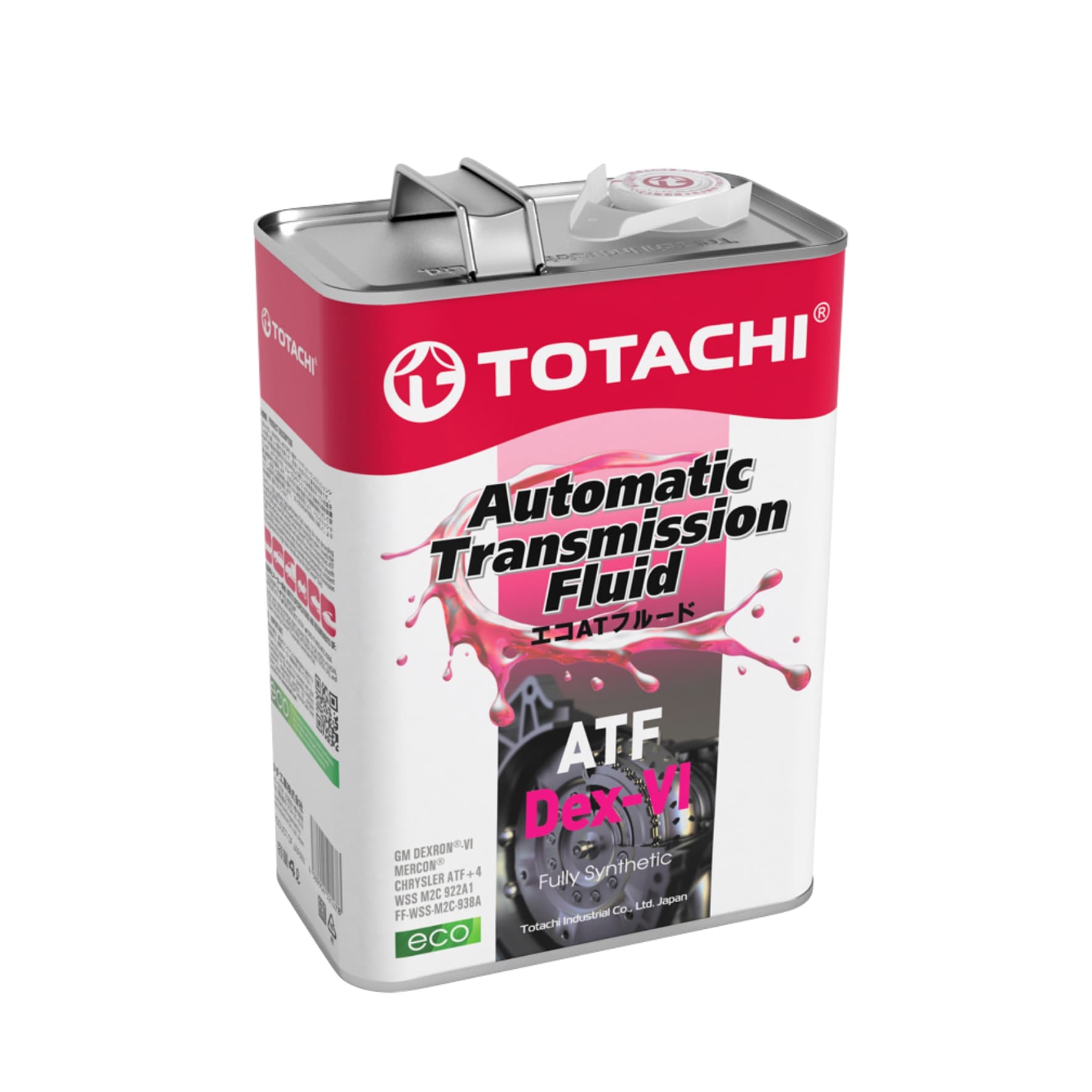 Масло трансмиссионное ATF DEX-VI, 4 л Totachi