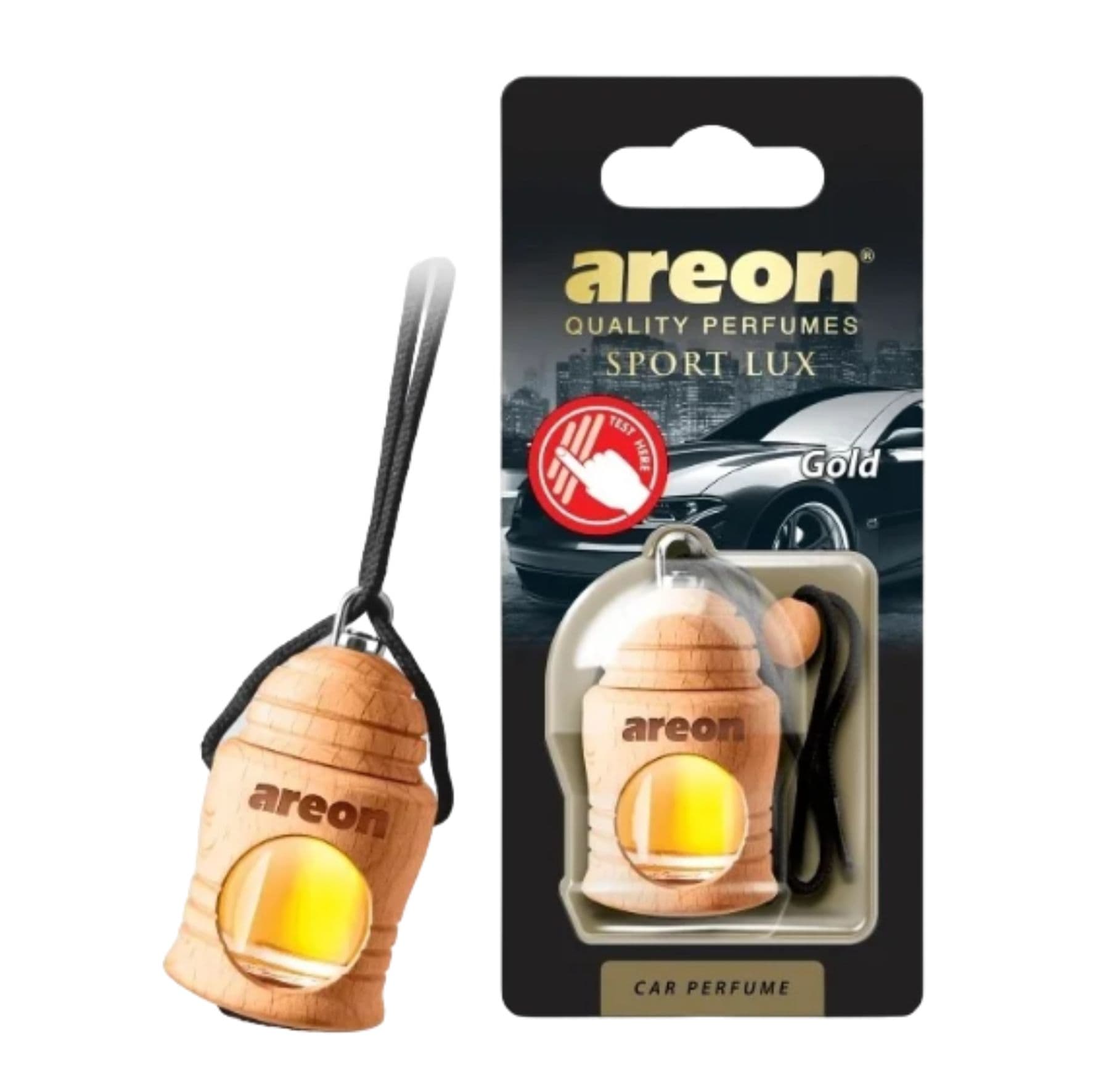 Ароматизатор для автомобиля "FRESCO" SPORT LUX Gold, AREON (арт. FSL01)