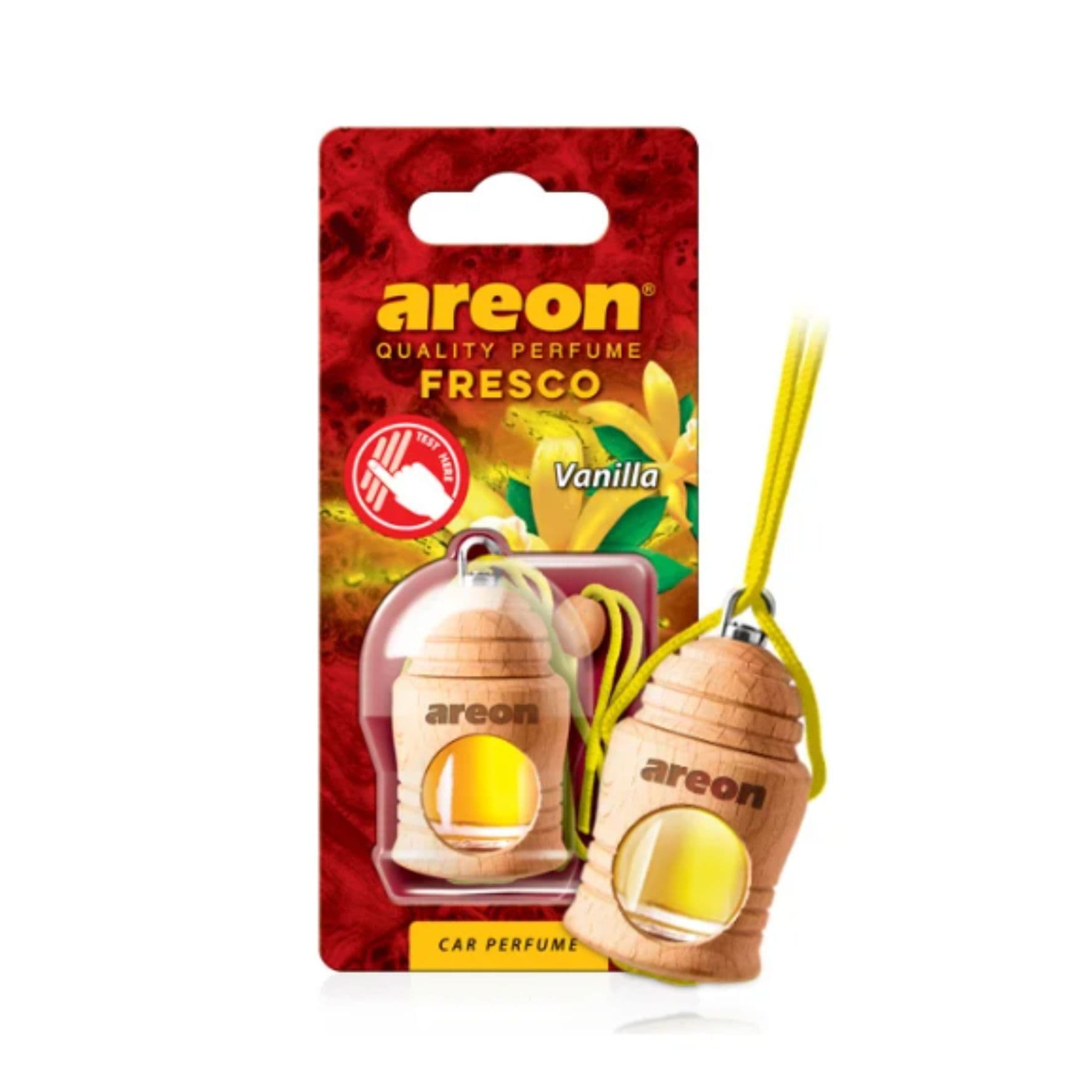 Ароматизатор для автомобиля "FRESCO" VANILLA (ваниль), AREON (арт. FRTN03)