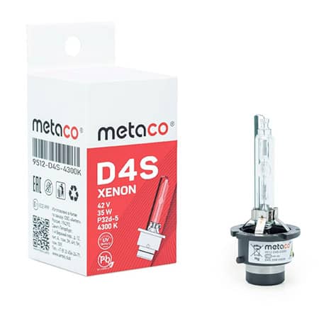 Лампа D4S 4300К ксеноновая Metaco