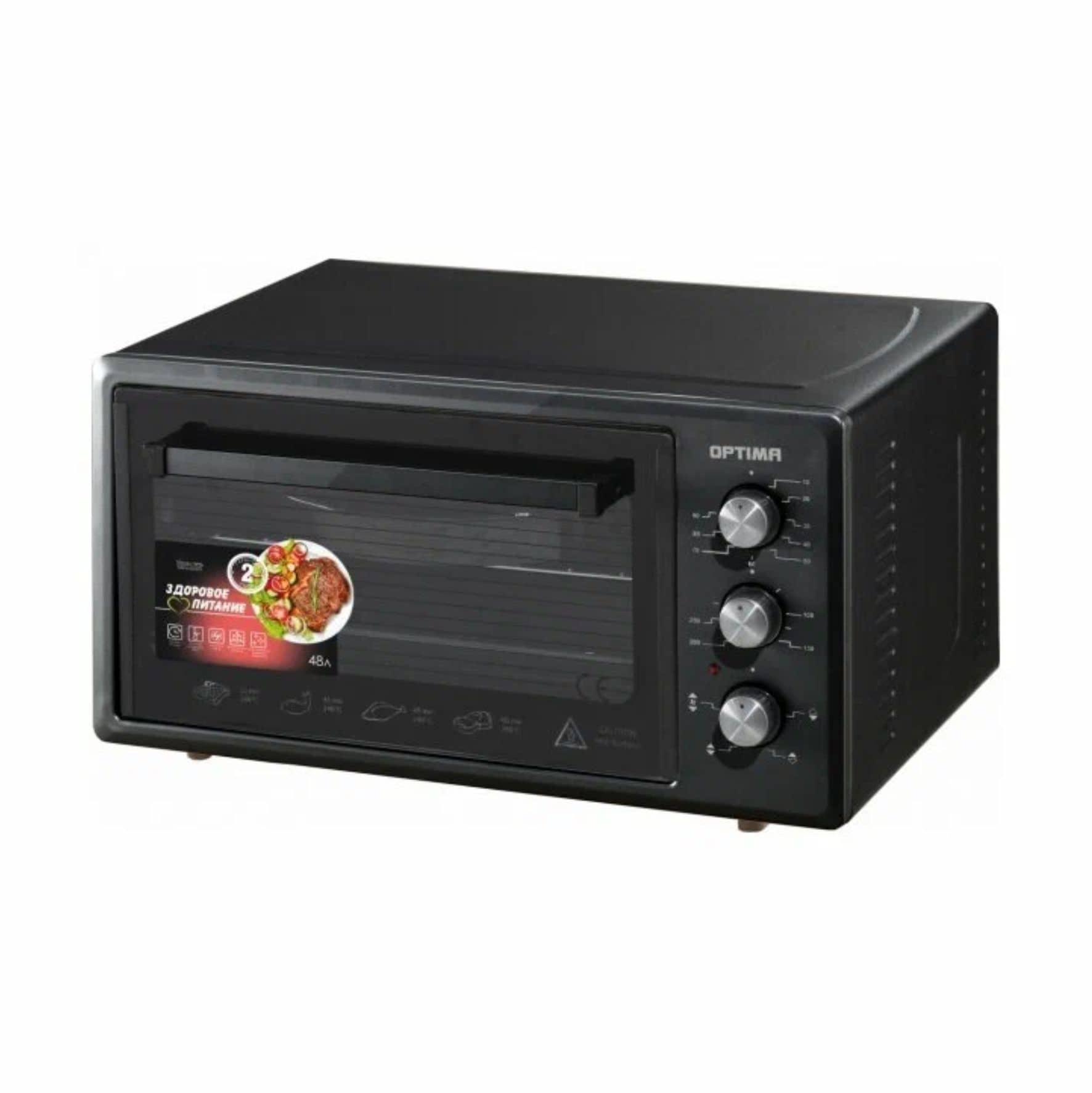 Мини-печь 48л черный OPTIMA OF-48BL