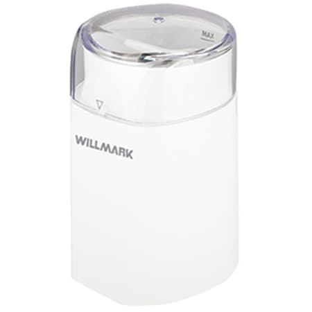 Кофемолка электрическая WILLMARK WCG-215 белая