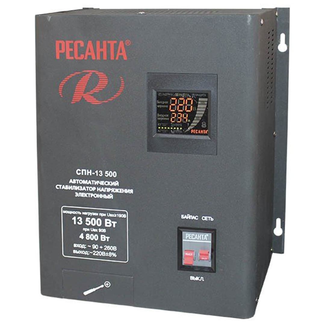Стабилизатор напряжения релейный СПН-13500 Ресанта