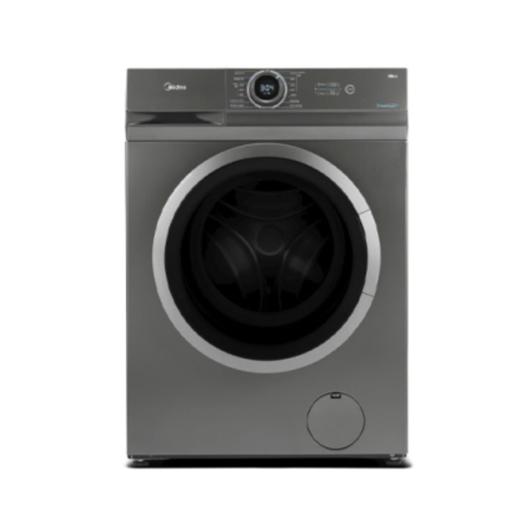 Стиральная машина 7кг Midea глубина 40 см MF100W70/T-C с дисплеем серая