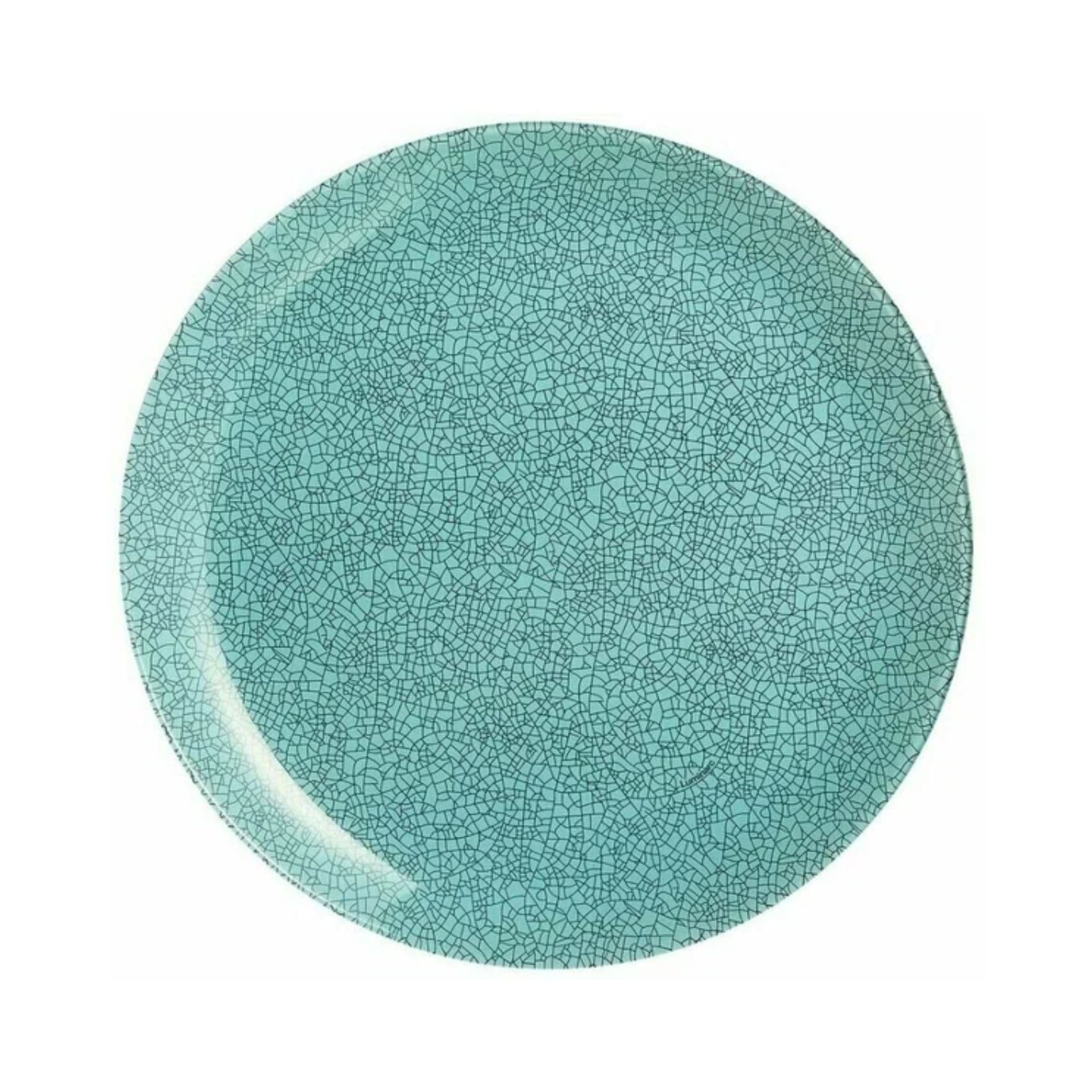 Тарелка обеденная 26см ICY TURQUOISE стекло