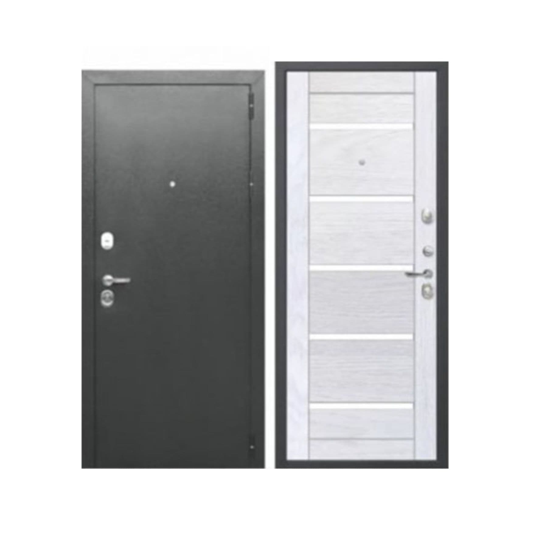 Дверь мет. Тайга 9 см. Царга (860 R)