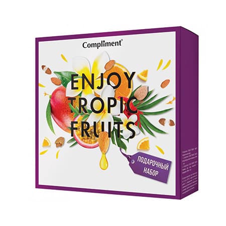 Подарочный набор №1400 Compliment Enjoy Tropic Fruits (гель для душа и гоммаж) АД33835