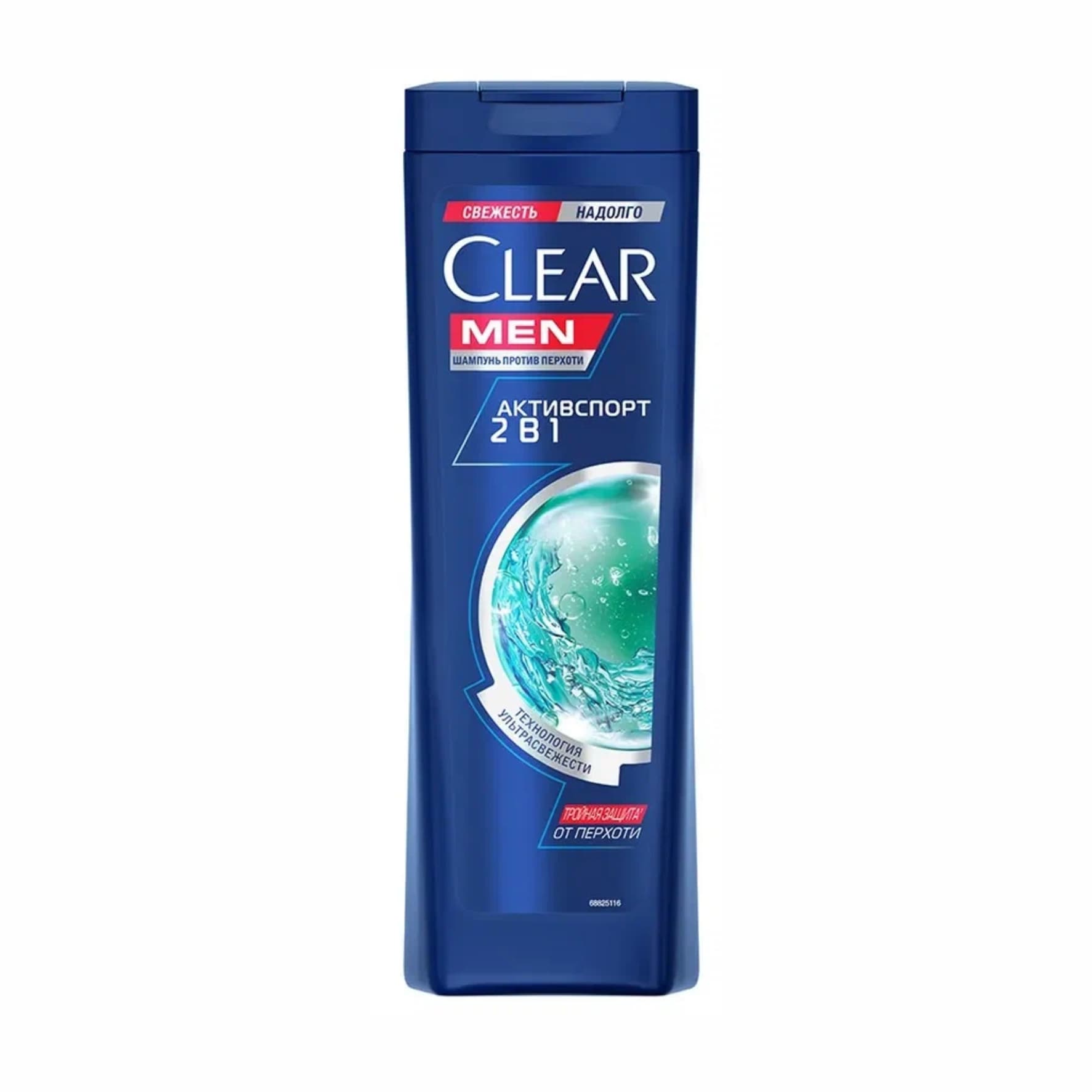 Шампунь Clear Men Активспорт 2в1 400мл