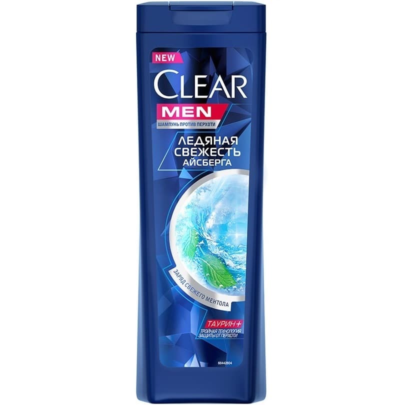 Шампунь Clear Men Ледяная свежесть айсберга 400мл