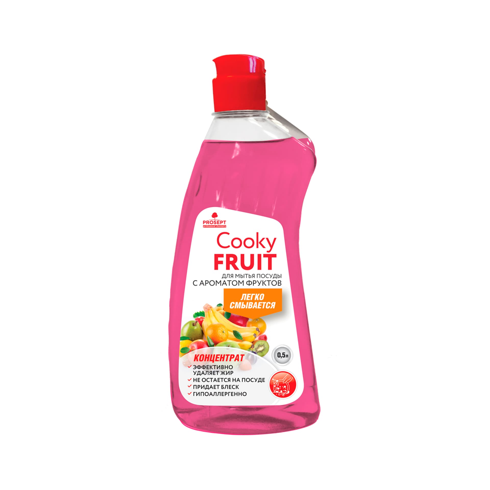 Гель для мытья посуды с ароматом фруктов Prosept Cooky Fruit 0,5л 127-05