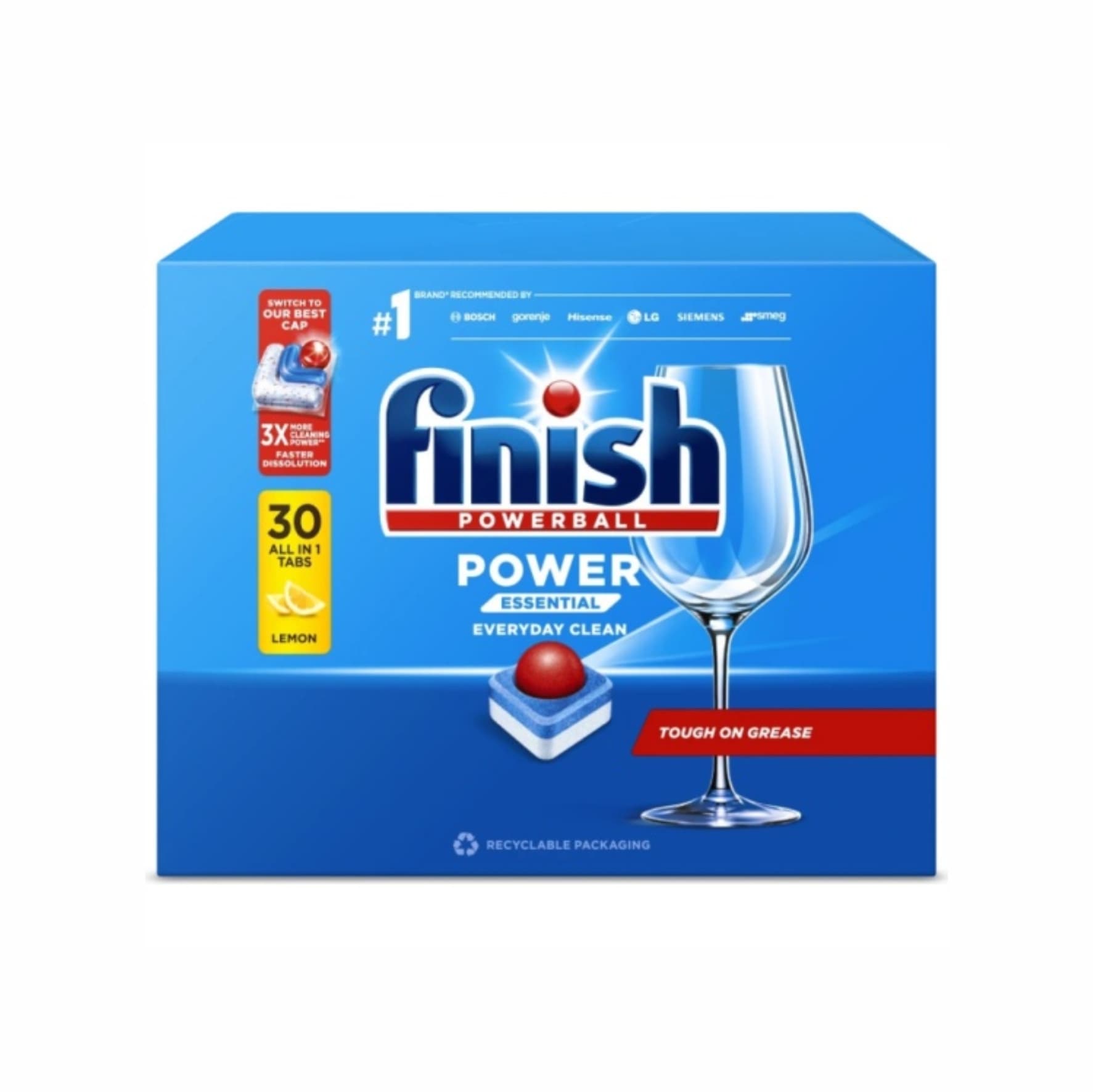 Таблетки для посудомоечных машин Finish Essentiel Лимон (30шт.)