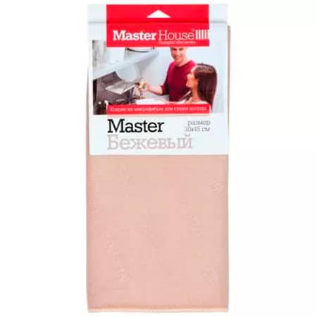 Коврик из микрофибры для сушки посуды Master House "Бежевый" 60642