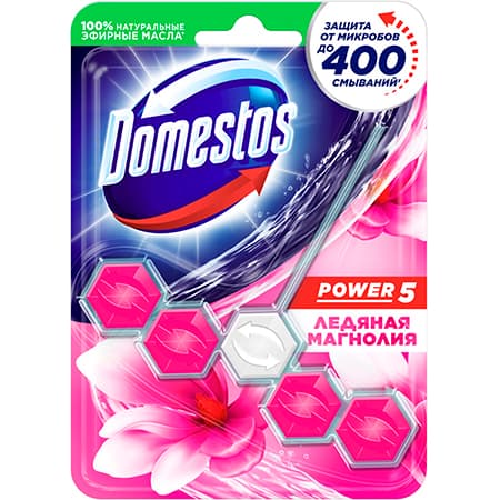 Блок для унитаза Domestos Power 5 (в ассортименте)