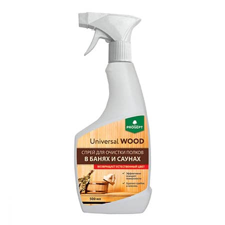 Спрей для очистки полков в банях и саунах Prosept Universal Wood 0.5л 264-05