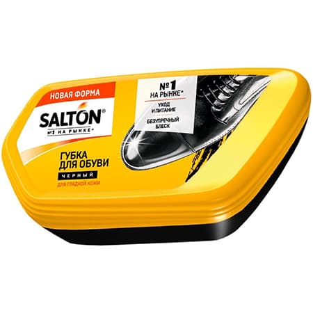 Губка Salton для гладкой кожи, черный 52/09