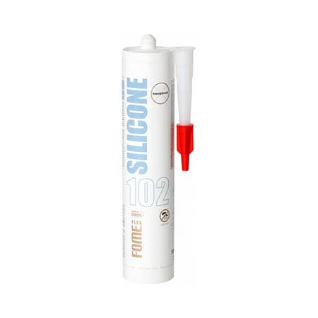 Герметик FOME FLEX силиконовый Sanitary Silicon 102 310мл (прозрачный)